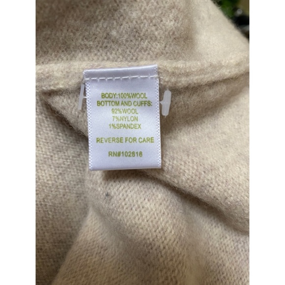 Garnet Hill Wool Cardigan - Picture 7 of 8